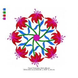 Flower Embroidery Stitch 46